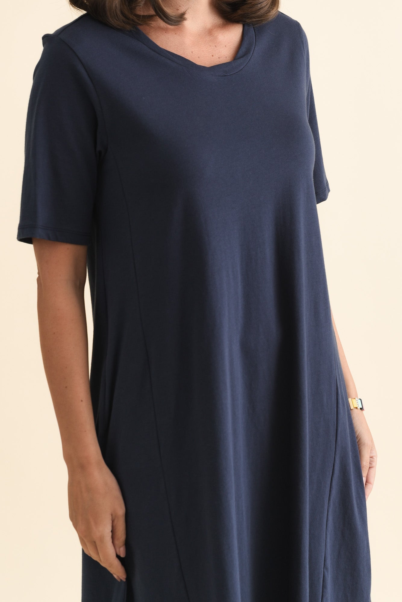 Florida Navy Cotton Tee Dress