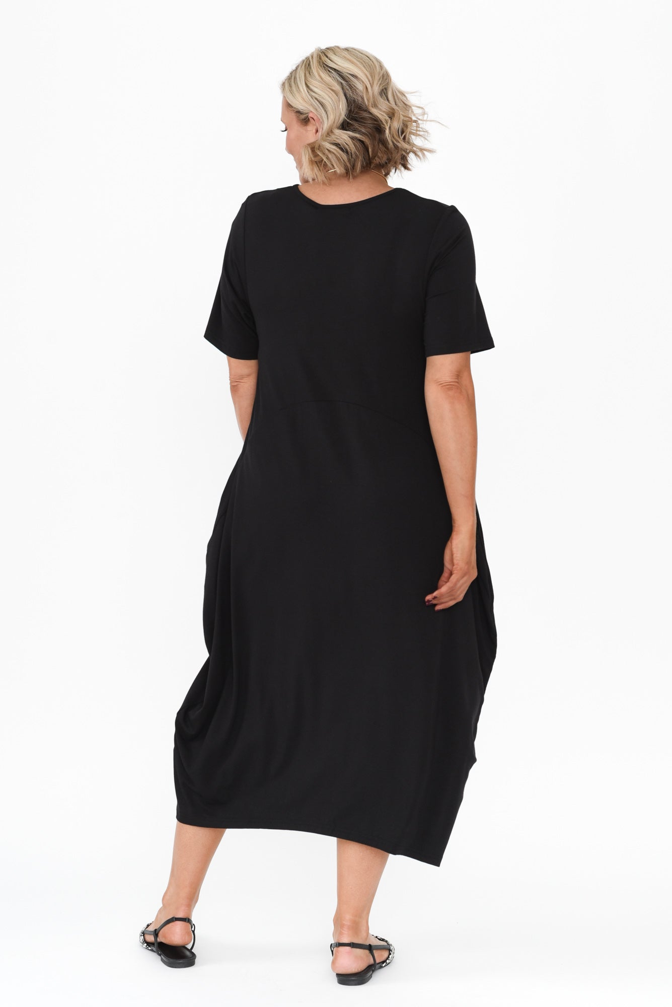 Samiya Black Bamboo Dress