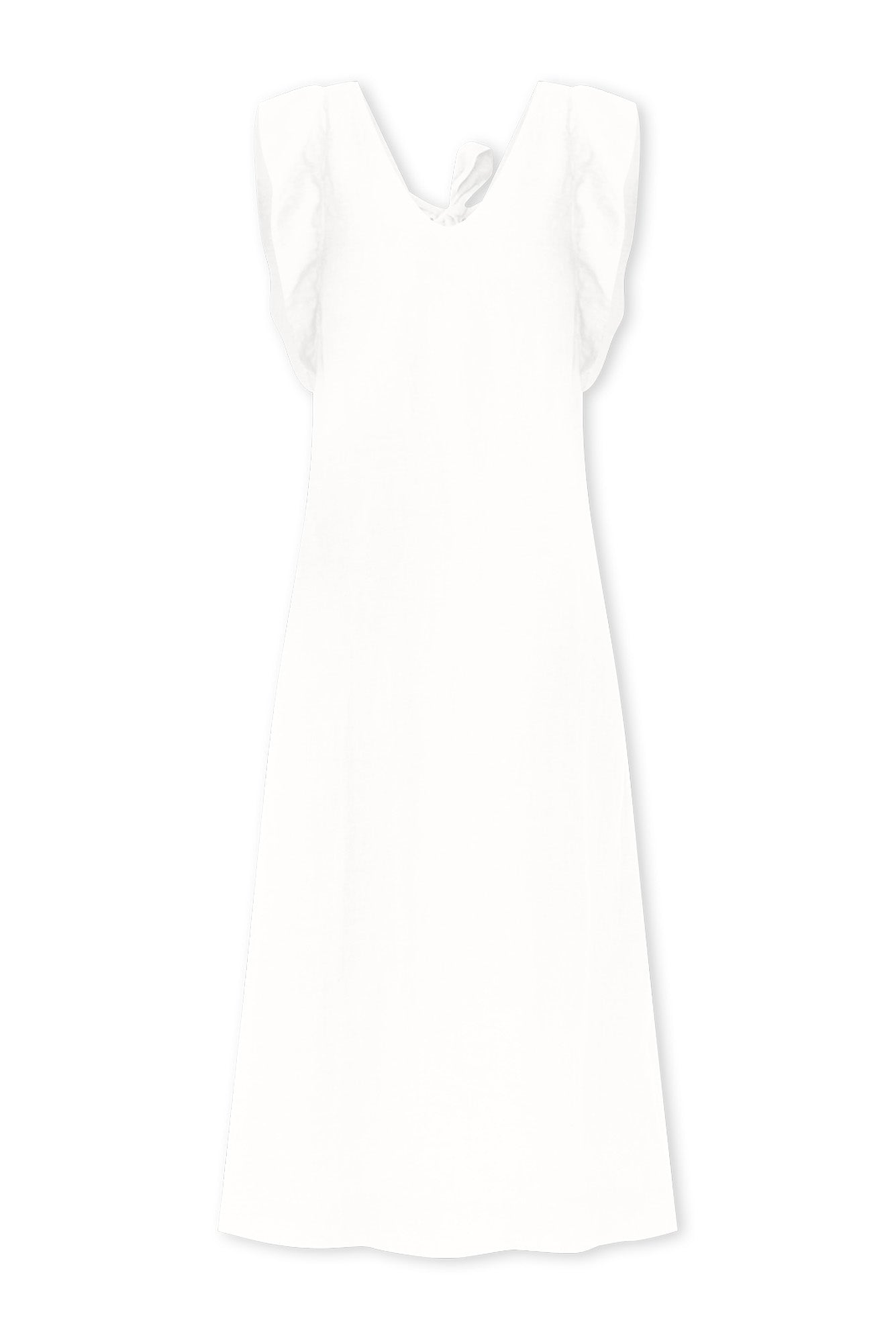 Matilda White Linen Dress