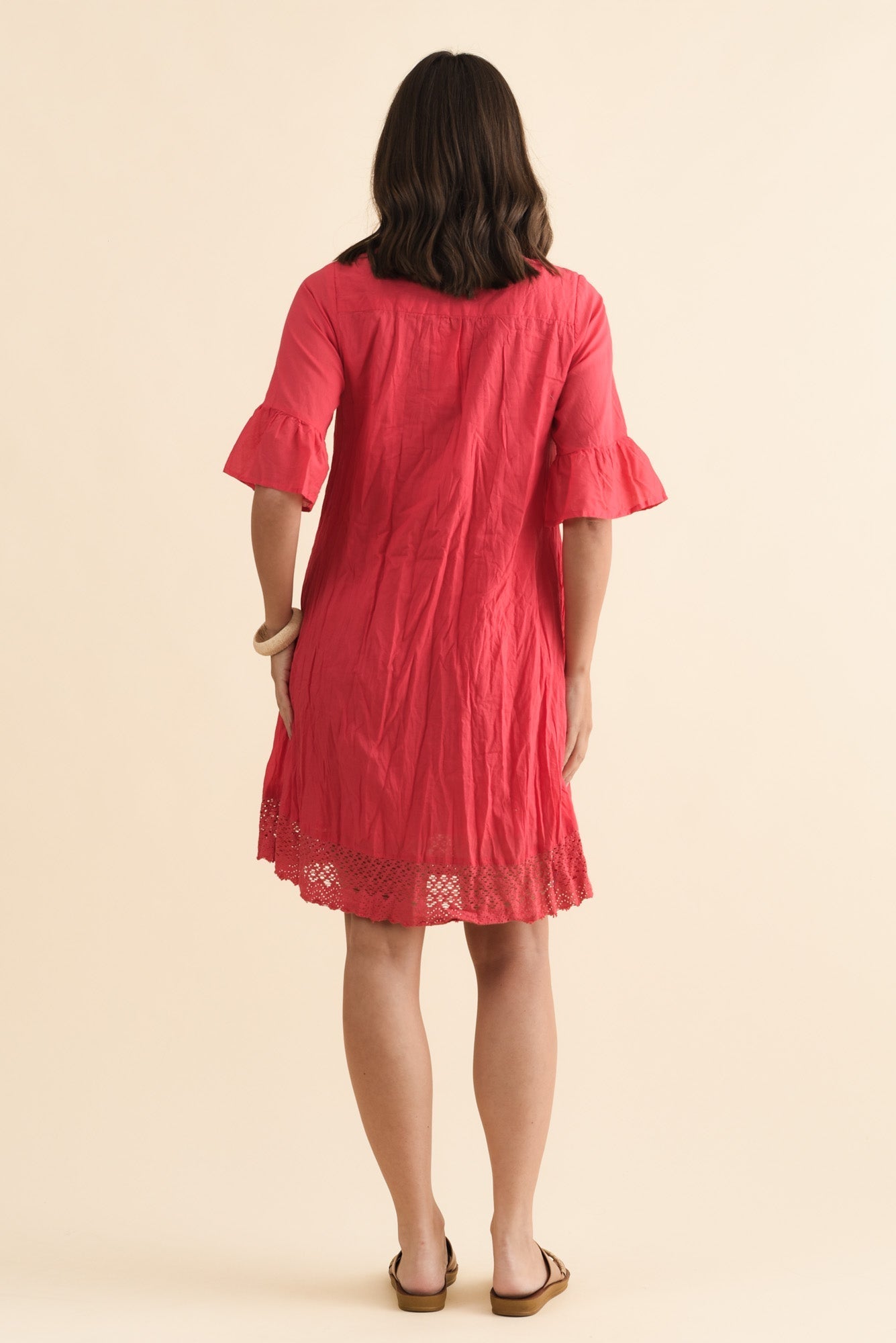 Cayman Cherry Cotton Tunic Dress