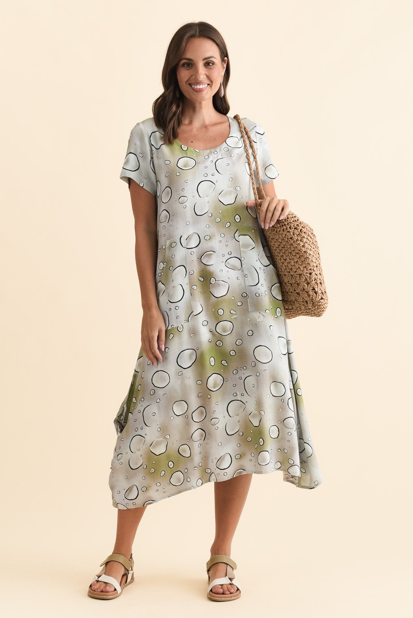 Lula Sage Bubble Linen Cotton Dress
