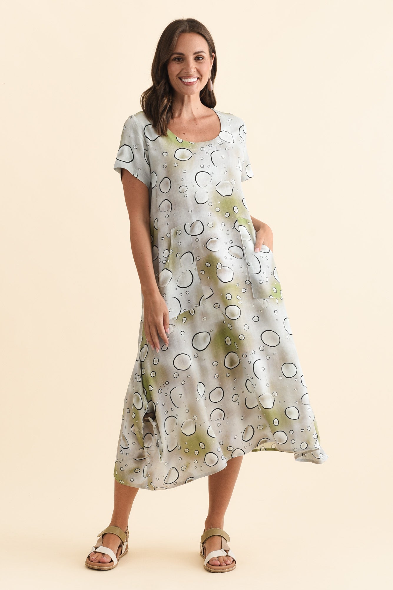 Lula Sage Bubble Linen Cotton Dress