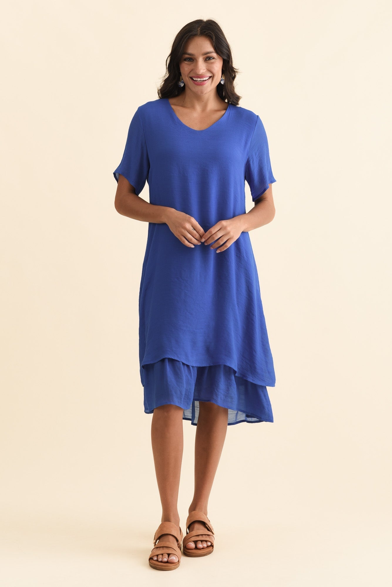 Talon Cobalt Layers Dress
